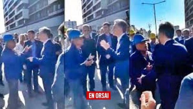 Habló Dante el obrero que increpó a Macri y le dijo 