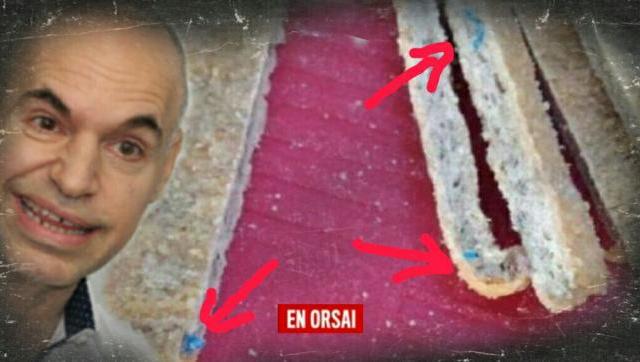 Larreta entregó milanesas con plástico en su interior para comedores escolares