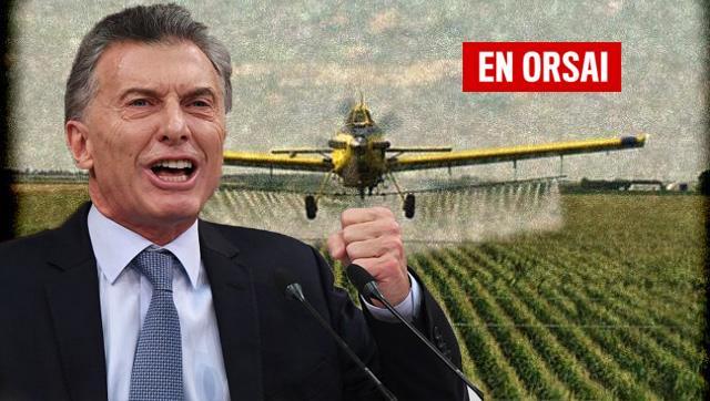 Macri se enojó porque no se puede tirar agrotóxicos sobre las escuelas rurales