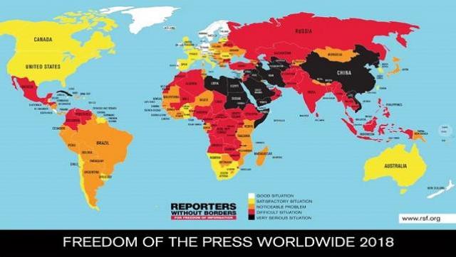 Dura caída de Argentina en el ranking de libertad de expresión