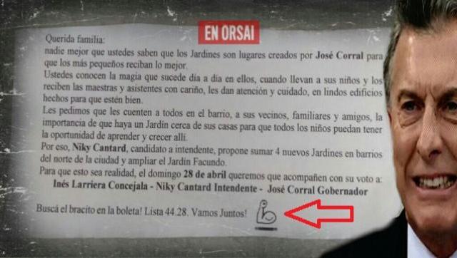 Santa Fe: mandan notas en los cuadernos de los alumnos para votar a Cambiemos