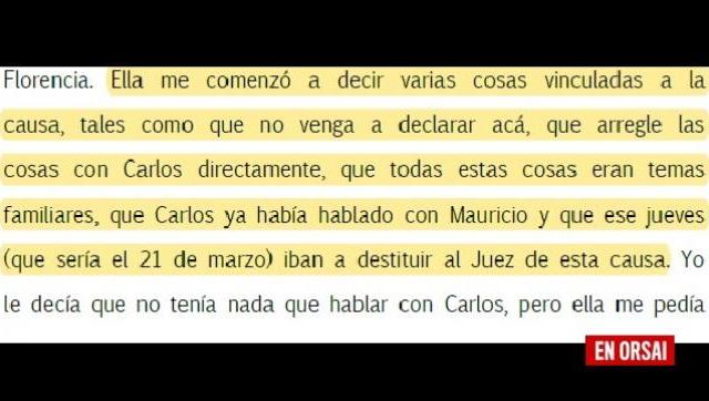 Graciana Peñafort: Tremenda declaración del ex esposo de la actual pareja del fiscal Carlos Stornelli