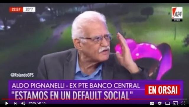 Aldo Pignanelli: “Nos van a dejar culo al norte, sin reservas y endeudados”