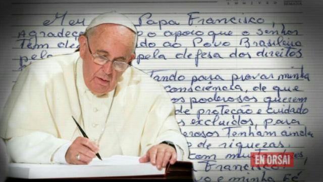 La carta del Papa Francisco a Lula