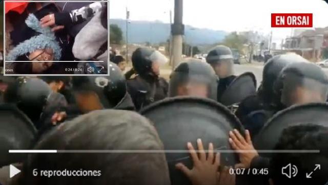 VIDEOS: Violenta represión a docentes en la Salta de Urtubey 