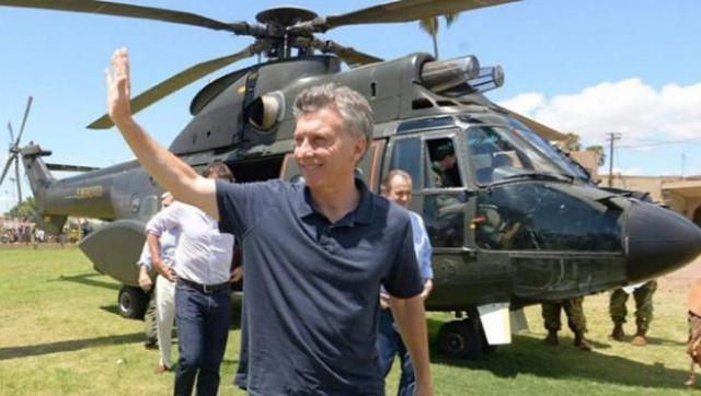 Macri viaja en helicóptero y usa fondos públicos para hacer campaña electoral