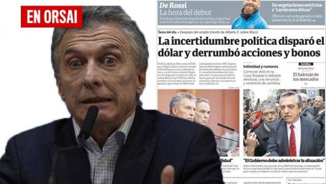 La insólita portada de Clarín para defender a Macri en medio de la debacle