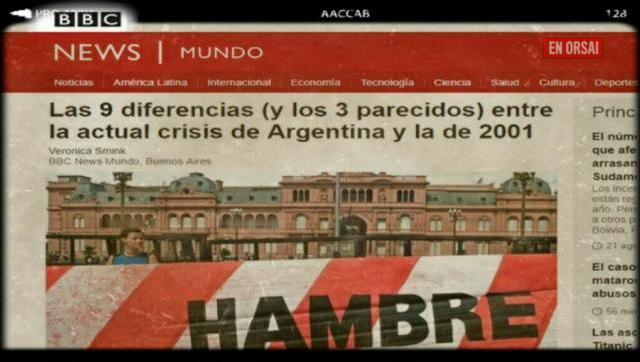 Demoledor: La BBC News ya compara la crisis de Macri con la de 2001