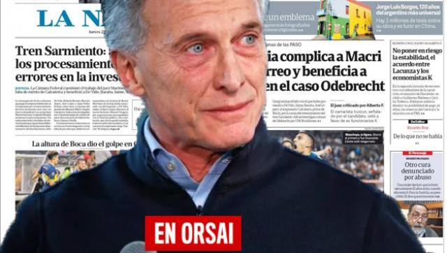 Le sueltan la mano: las portadas de Clarín y La Nación que van contra Macri