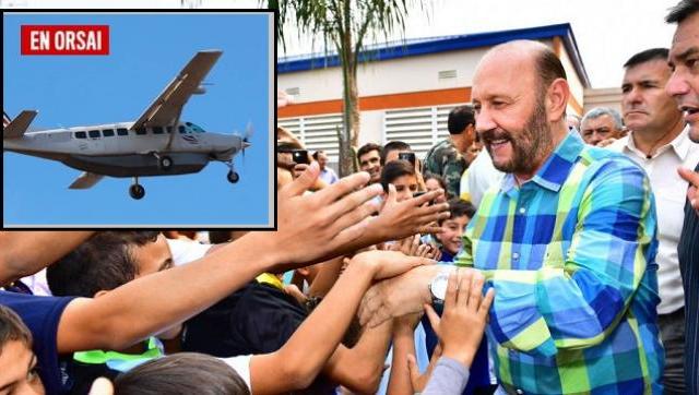 Insfrán denunció intimidación por lo ocurrido con su vuelo