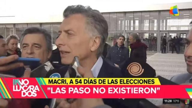 Macri: “Estamos convencidos que la elección no sucedió”