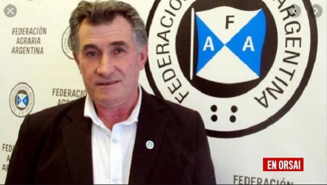 Pesidente de la Federación Agraria: 