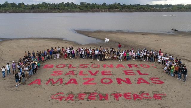 Greenpeace: “O actúan rápido o tendremos una Amazonía convertida en cenizas”