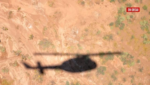 El helicóptero que Lewis le prestó a Macri, ahora vuela en Vaca Muerta