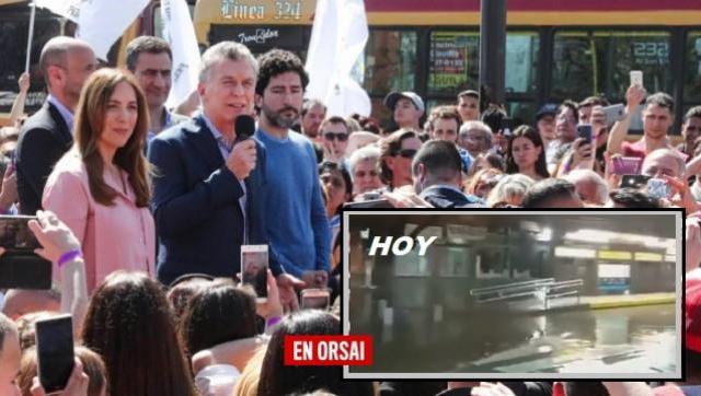 Se inundó el Metrobús que Macri y Vidal inauguraron hace menos de un mes