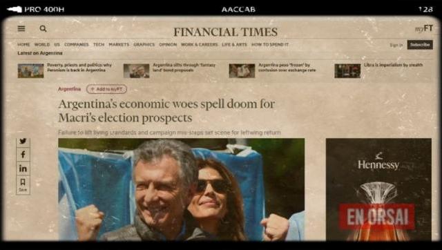 En el Financial Times destrozan a Macri: 