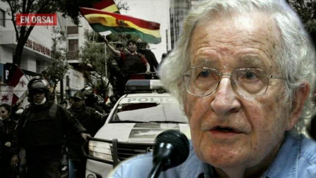 Chomsky asegura que EEUU apoya golpe de Estado o asesinato de Evo Morales