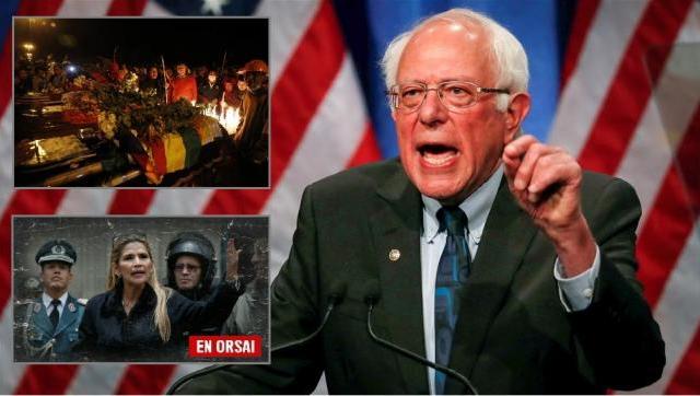 Bernie Sanders: Lo de Bolivia se llama golpe de estado