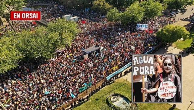 La marcha más grande de la historia de Mendoza terminó en represión