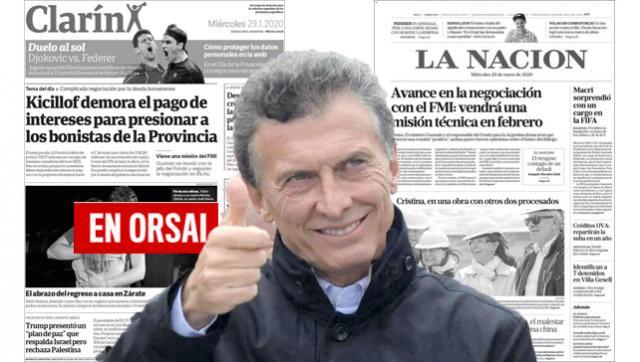 En tapa: Clarín y La Nación celebran la designación de Macri en la FIFA