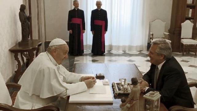 Alberto Fernández mantuvo una reunión con el Papa Francisco en el Vaticano