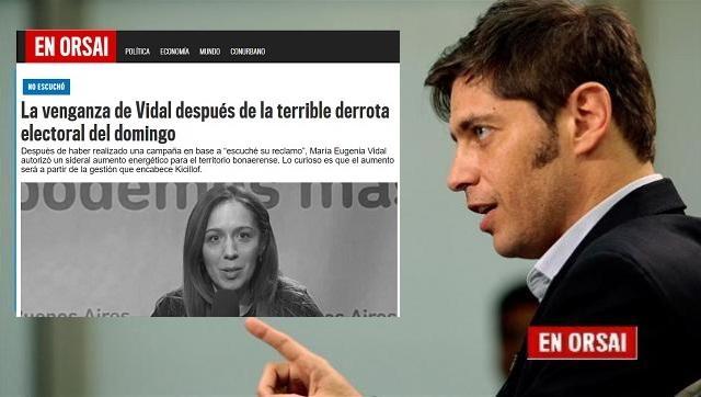 El Gobierno de Kicillof suspendió el aumento de luz que había autorizado Vidal