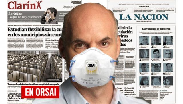 Ni Clarín, ni La Nación se hicieron eco de los sobreprecios de Larreta en la compra de barbijos