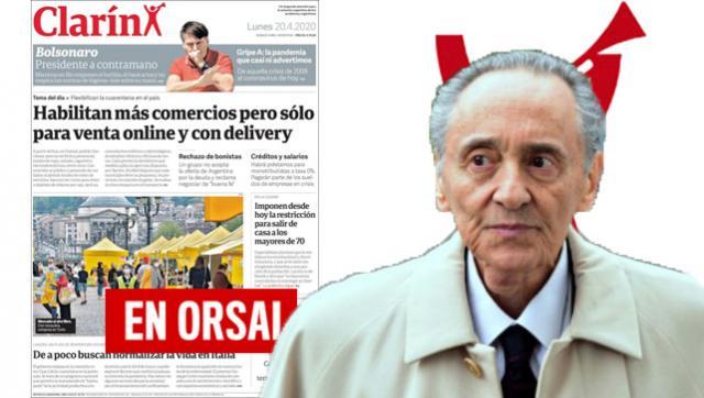 Clarín continúa con su campaña en contra de la propuesta de pago de la deuda del Gobierno