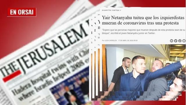El hijo de Netanyahu espera 