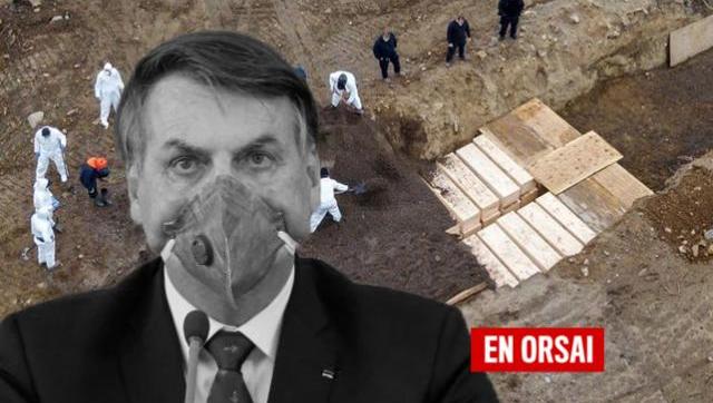 El Brasil de Bolsonaro superó los 20 mil muertos por coronavirus y sin ministro de Salud