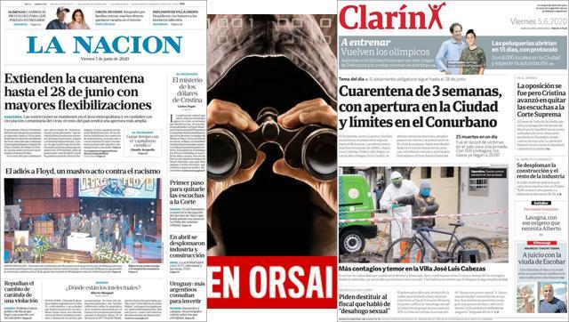 Clarín y La Nación preocupados porque la Corte no manejará más las escuchas