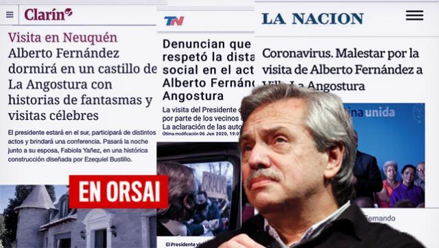 Alberto desmintió a Clarín y La Nación por más noticias falsas