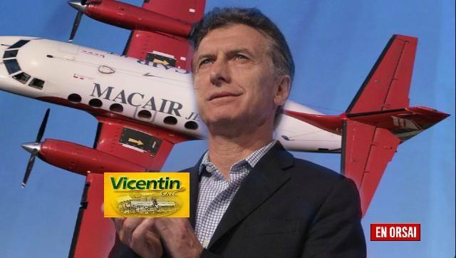 Vicentin también fue usada por Macri para desviar subsidios hacia su aerolínea