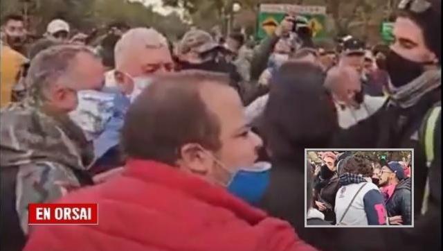 Un hecho similar ocurrió este sábado y fue contenido por la intervención de la Policía de Córdoba. Video: Nahuel Granja.
