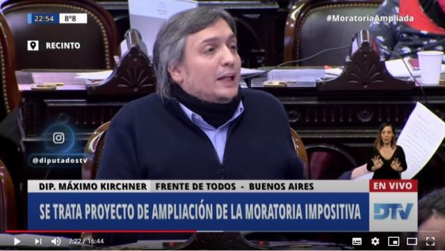 Máximo Kirchner: 