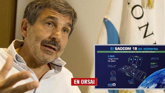 El Ministro de Ciencia, Tecnología e Innovaciónl, habló tras el lanzamiento del SAOCOM 1B