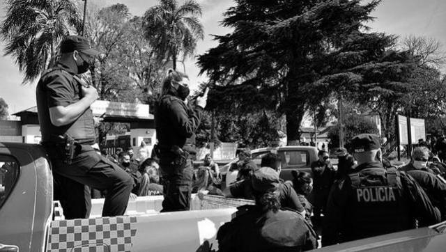 Dirigentes apoyaron a Kicillof y repudiaron la metodología del reclamo policial