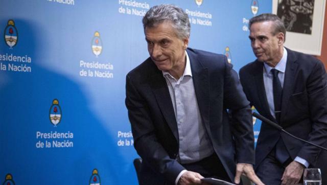 Pichetto reconoció su acuerdo con el lamentable documento de Macri