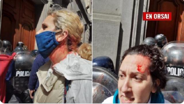 Enfermeros y enfermeras de la Ciudad fueron brutalmente reprimidos por la policía de Larreta