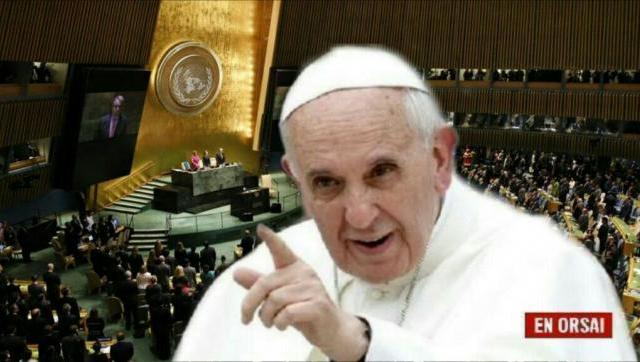 El pedido del Papa Francisco ante la ONU 