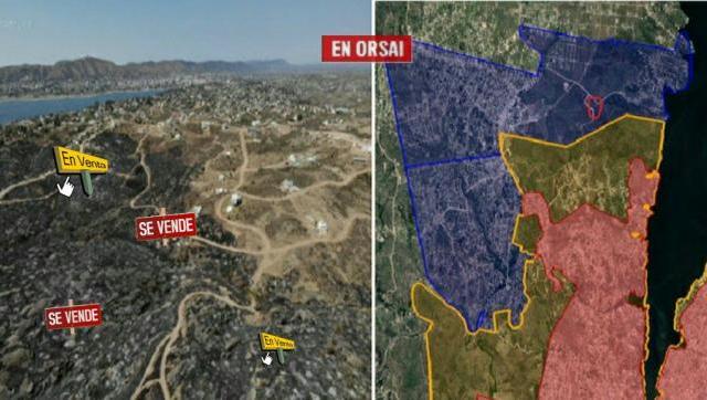 Córdoba: ofrecen para loteo terrenos quemados por los incendios intencionales