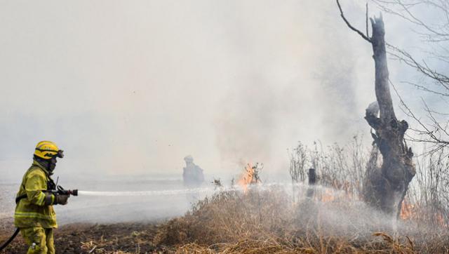 Con la intervención del Gobierno nacional se controlan los focos de incendios en Córdoba