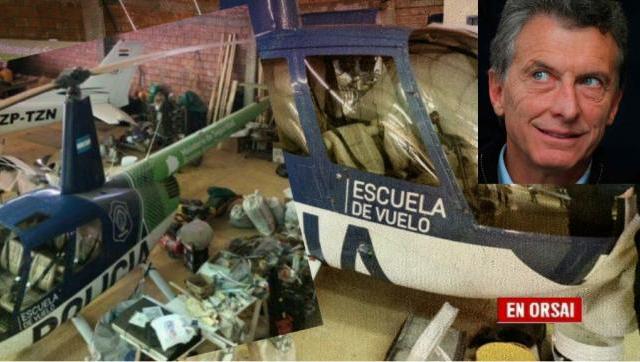 Escándalo: Helicóptero de un amigo de Macri apareció en un operativo antinarco en Paraguay