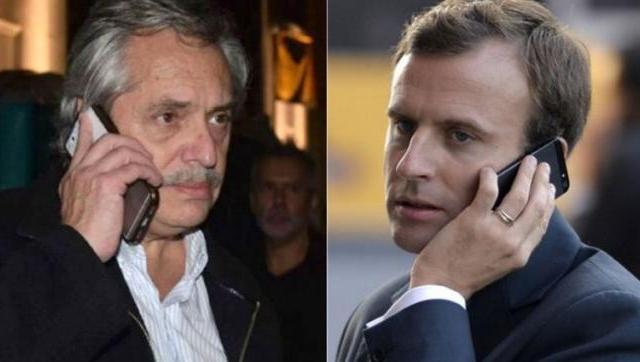 Macron le reveló a Alberto que recibió a Macri en Francia por presiones de la FIFA