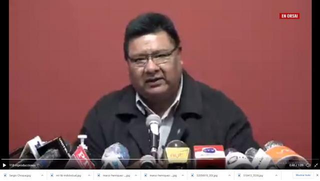 BOLIVIA- Presidente de la Cámara de Diputados: “Ni venganza, ni perdón, ni olvido: justicia