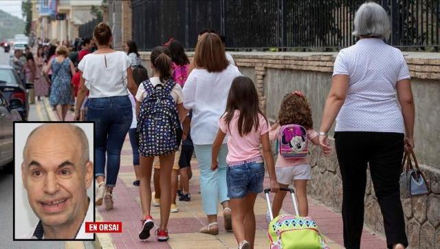 La locura de Larreta de hacer ir a la escuela a chicos de 5 años a realizar actividades no escolares