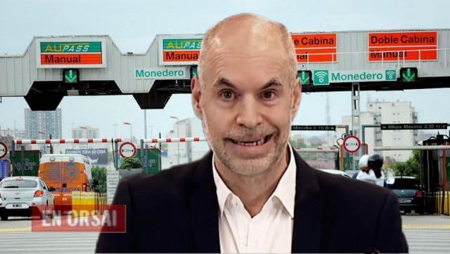 Larreta aumentará un 55% las tarifas de las autopistas porteñas