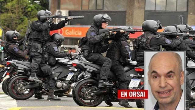 La doble vara de la policía de Larreta