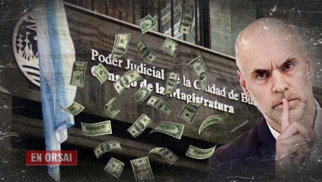 La plata de la Coparticipación de Larreta se va en financiar el Poder Judicial de la Ciudad