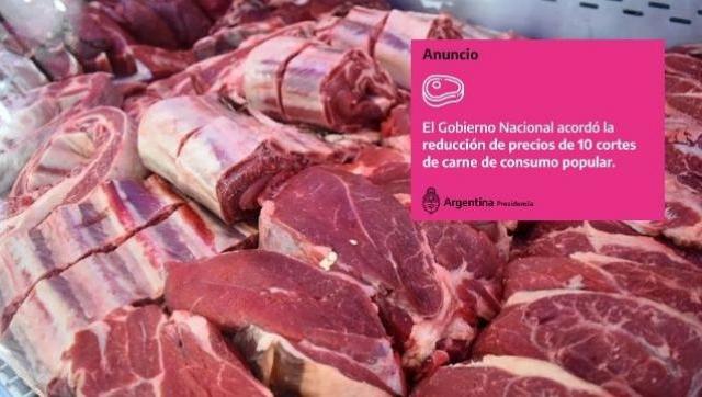 Alberto firmó un acuerdo por el que se rebajarán hasta un 30% los precios de 10 cortes de carne populares
